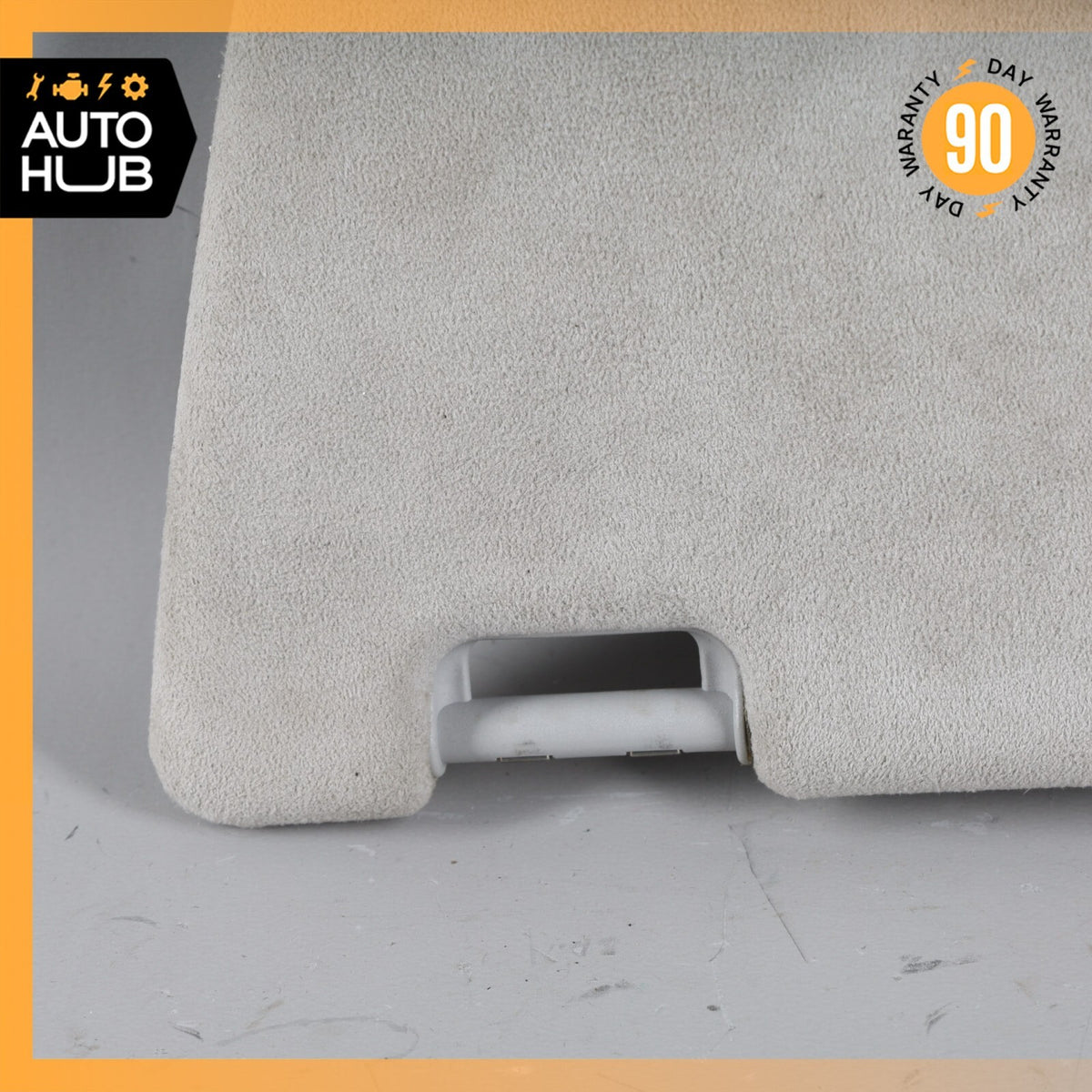 Mercedes W221 S600 CL550 Right Side Sun Visor Shade Sunvisor Gray Suede OEM - photo 11