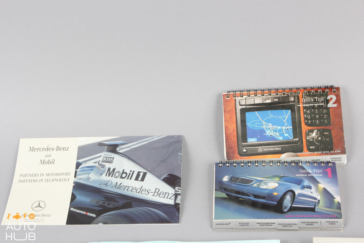 2002 Mercedes-Benz W220 S500 Owner's Operator's Manual Book OEM #1 - photo 6