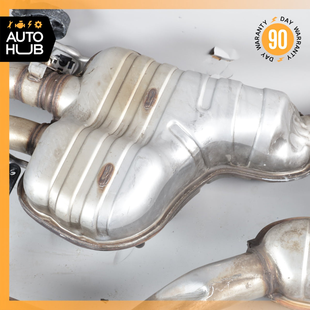 Bentley Continental Flying Spur Exhaust Muffler Mufflers Right & Left Set OEM - photo 4