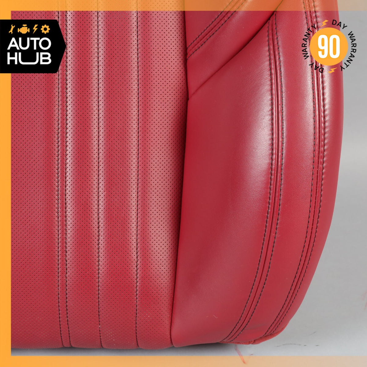 17-22 Maserati Levante S M161 Front Left Top Upper Seat Cushion Red OEM 26k - photo 5