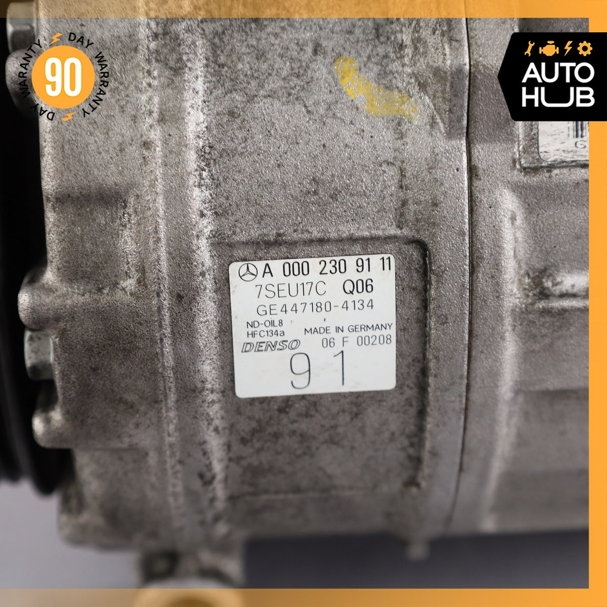 00-06 Mercedes W215 CL500 S500 A/C Air Conditioning Compressor OEM - photo 14