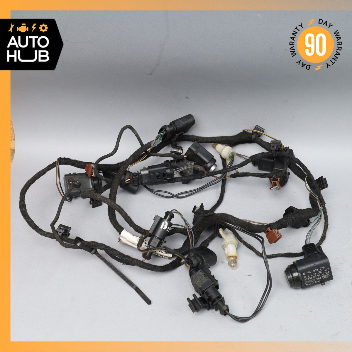 Bentley Continental GT GTC Rear Bumper Parking Sensor Wire Harness PDC OEM 31k - photo 9