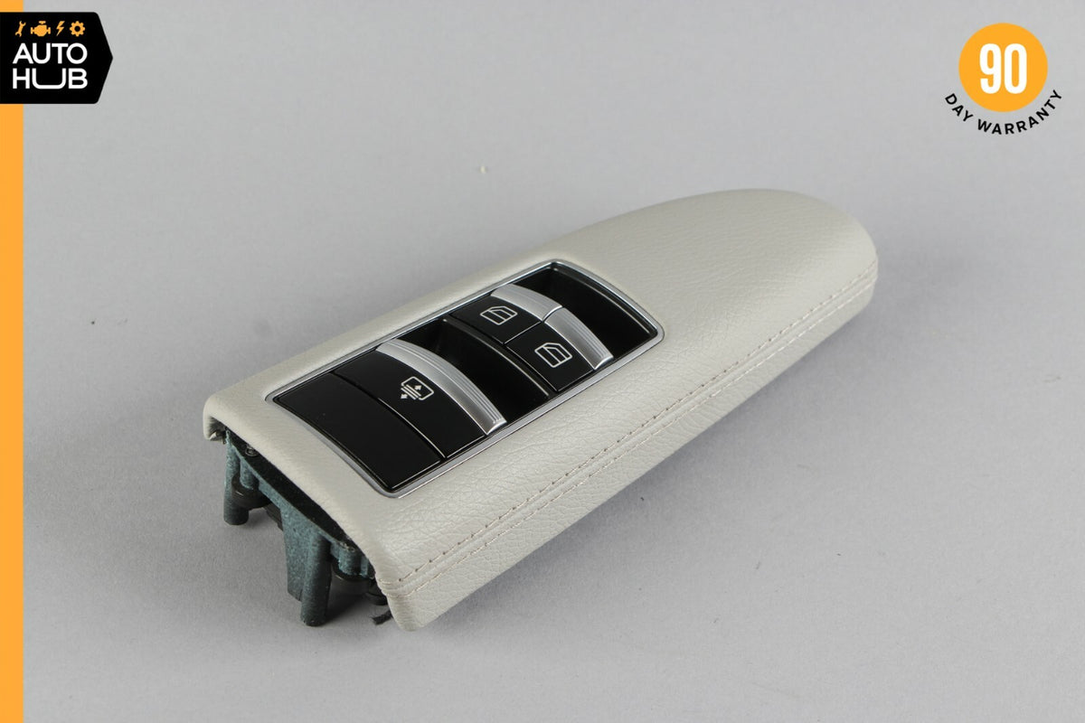 10-13 Mercedes W221 S400 S550 Rear Left Driver Window Control Switch Grey OEM - photo 1