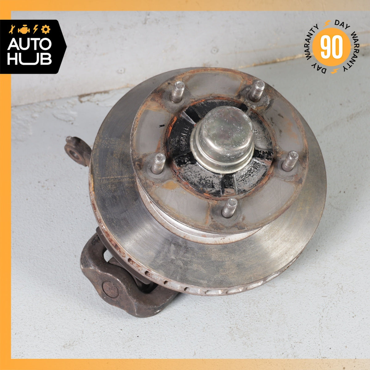 90-96 Bentley Brooklands Silver Spur Front Left Spindle Knuckle Hub w/ Disc OEM - photo 2