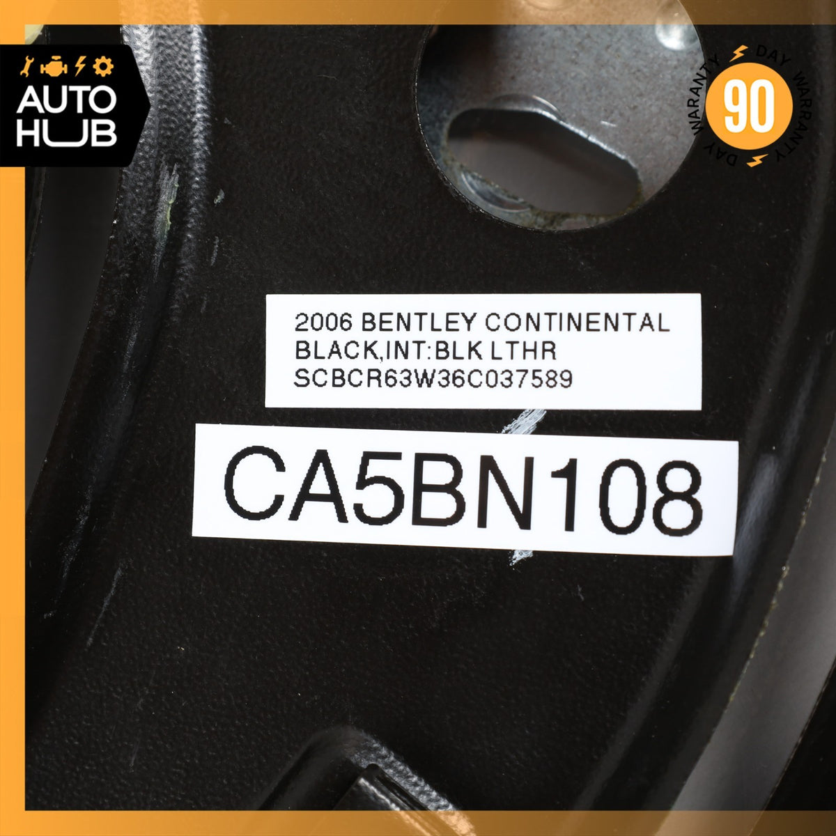 06-07 Bentley Continental GT Coupe Rear Right Side Window Regulator OEM 61k - photo 17