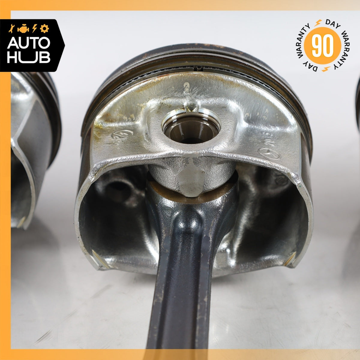 15-20 Mercedes W205 C300 E300 SLC300 M274 Engine Connecting Rod Piston Set OEM - photo 19