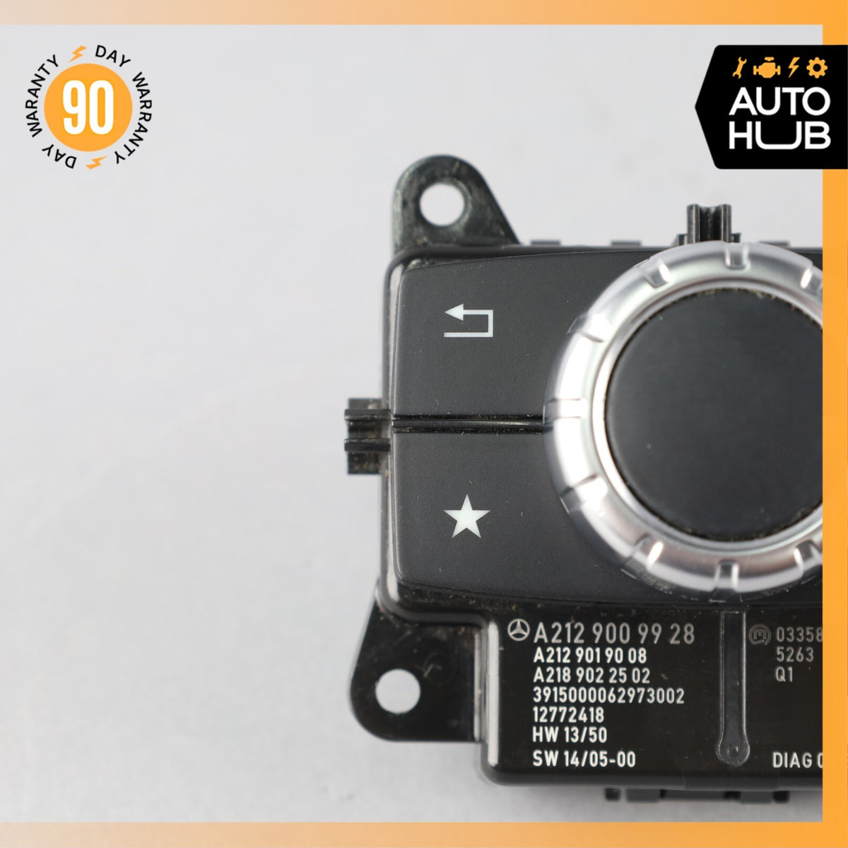 15-18 Mercedes W212 E350 Console Head Unit Controller Knob Multi Switch OEM 20k - photo 2