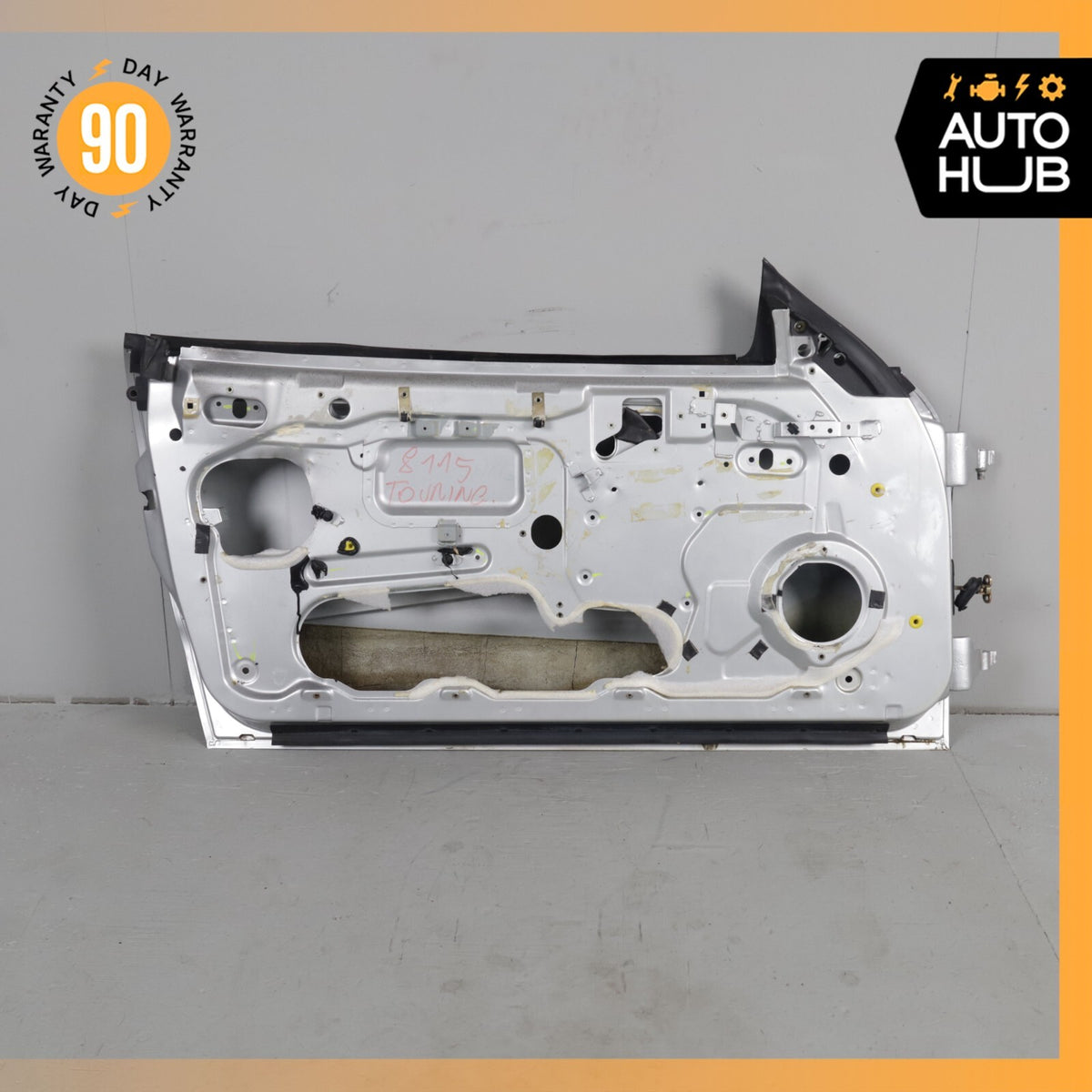 02-07 Maserati M138 Coupe 4200 GT Left Side Door Shell Frame Panel Silver OEM - photo 9