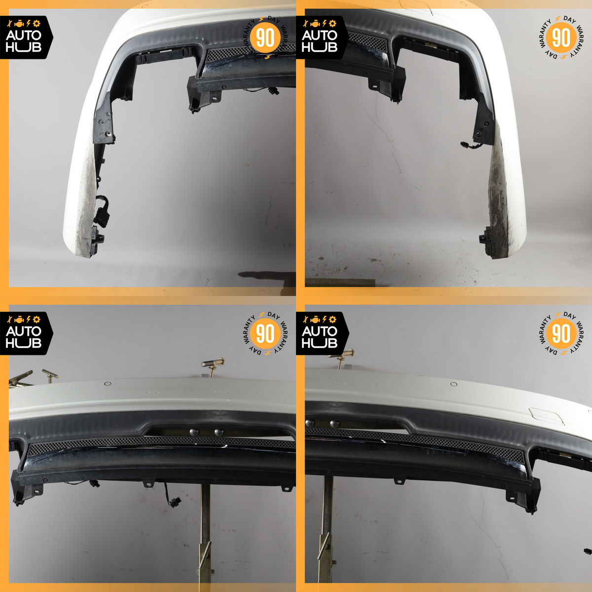 13-16 Mercedes R231 SL550 AMG Sport Rear Bumper Cover Assembly Diamond White OEM - photo 18