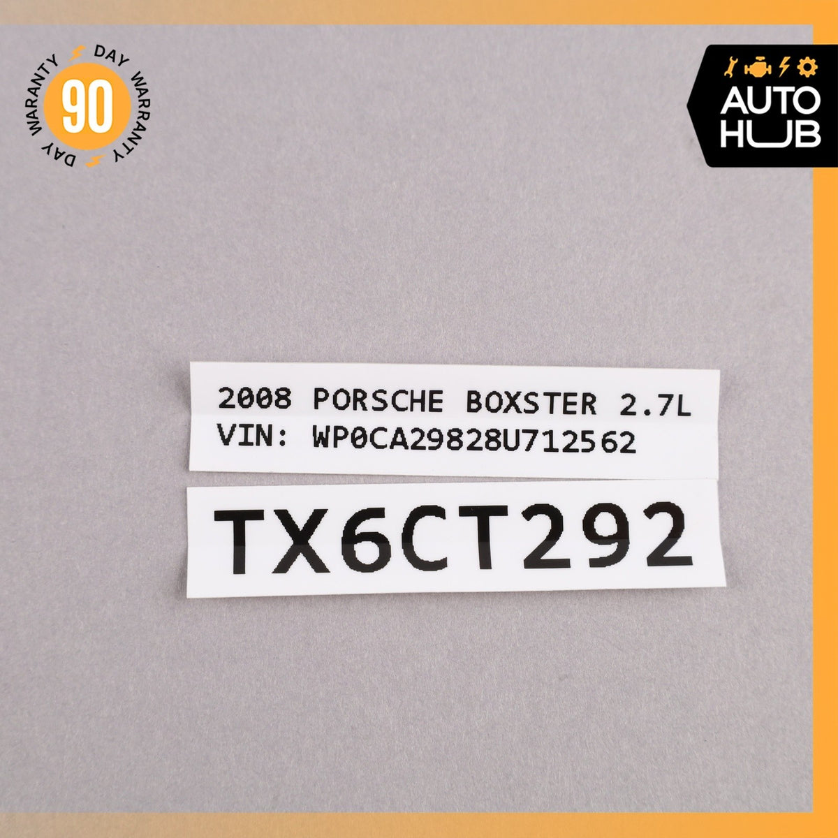 Porsche Boxster 987 911 Right Side Exterior Door Rear View Mirror White OEM 45k - photo 17