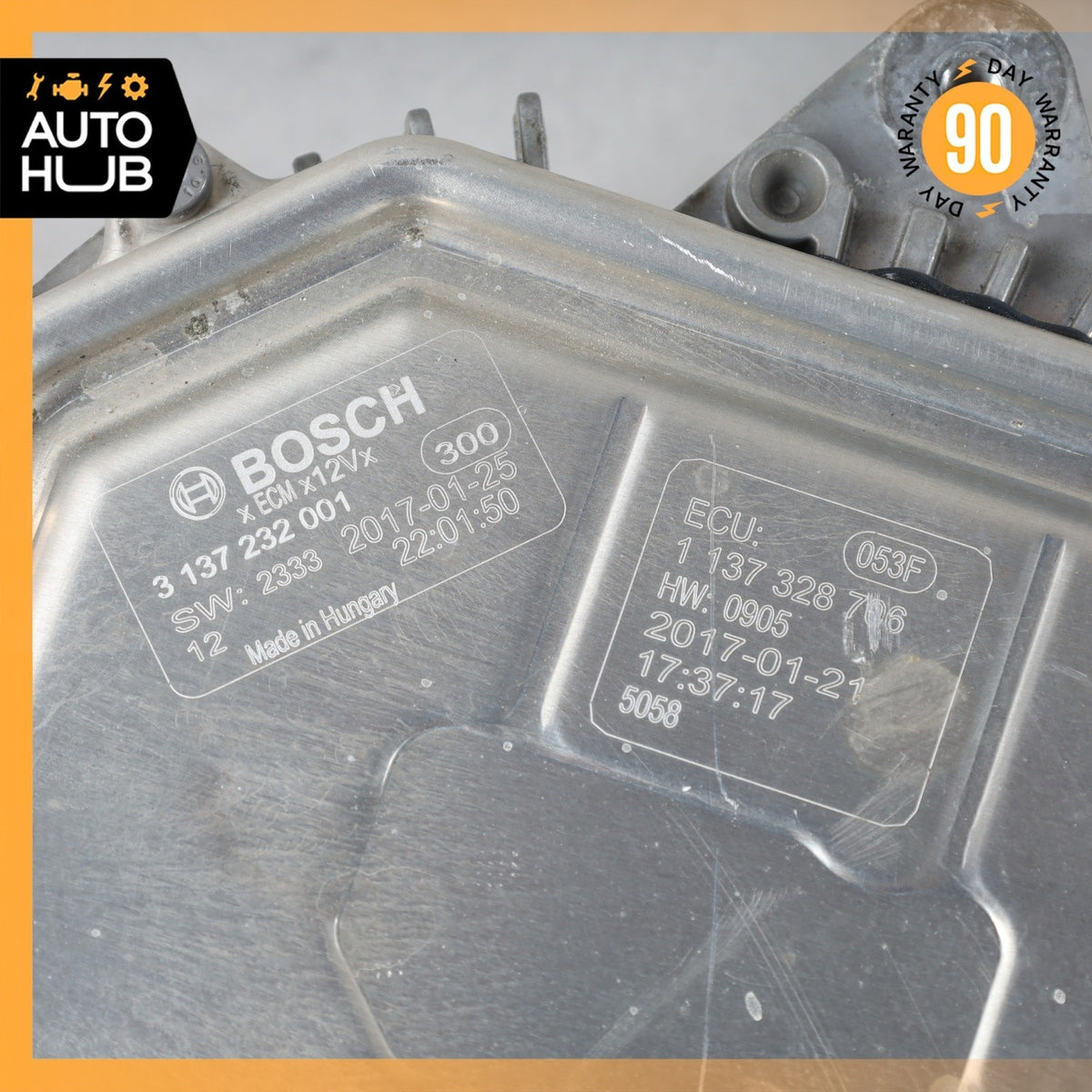 Mercedes W205 C350e Engine Radiator Cooling Fan Motor 0999061200 OEM 82k - photo 12