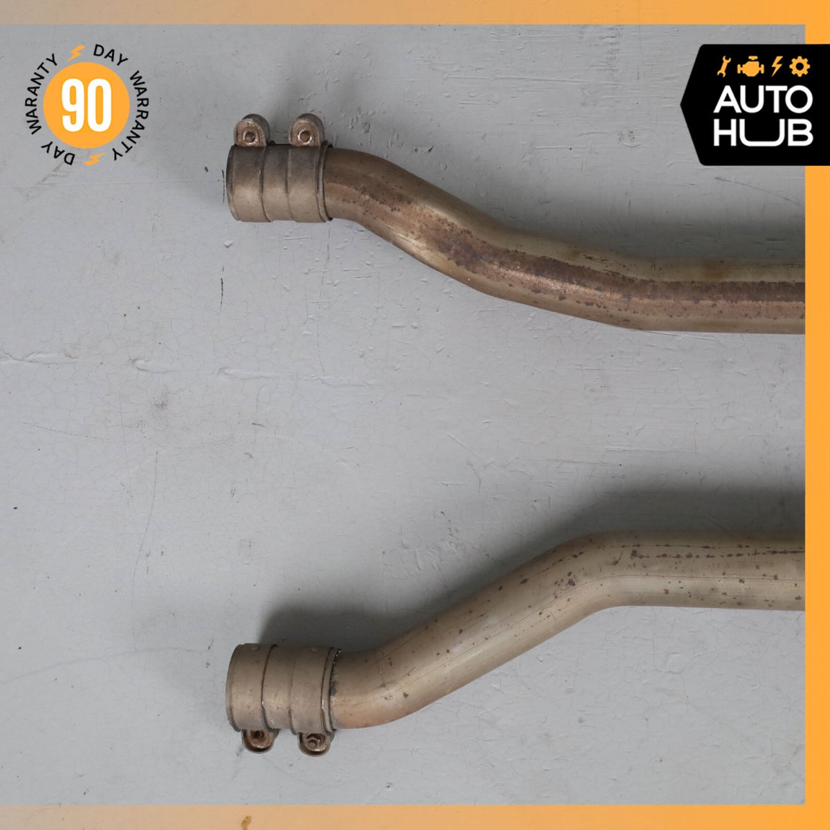 Bentley Continental GT 6.0L Middle Exhaust Downpipe Left & Right Side OEM - photo 8