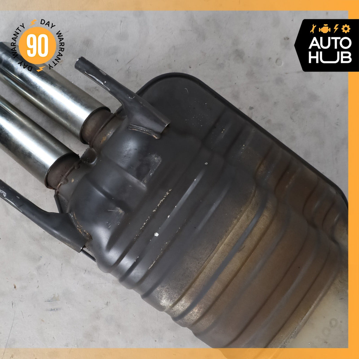 96-99 Mercedes W140 CL600 S600 Coupe Exhaust Muffler OEM 63k - photo 12