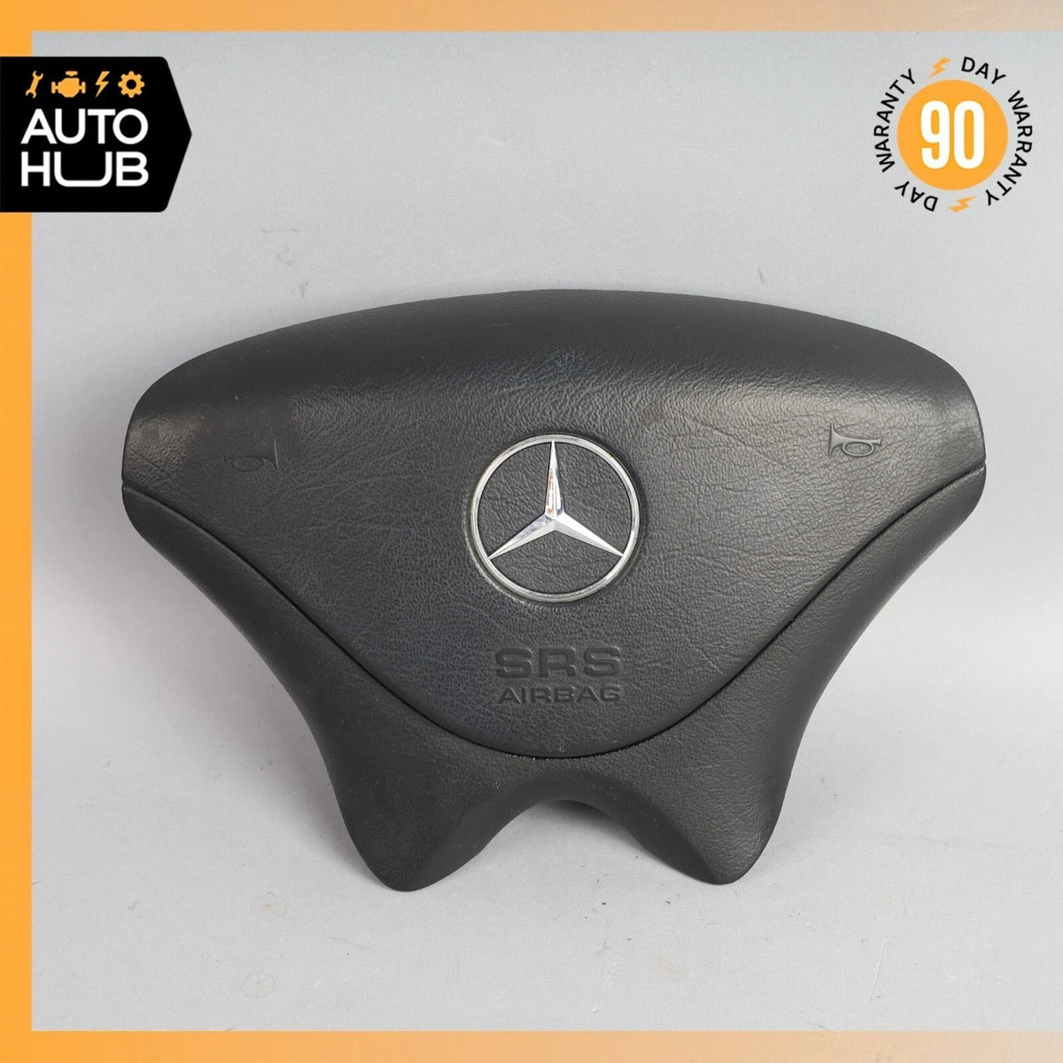 99-04 Mercedes R129 SL500 SLK230 Driver Steering Wheel Airbag Air Bag Black OEM - photo 1