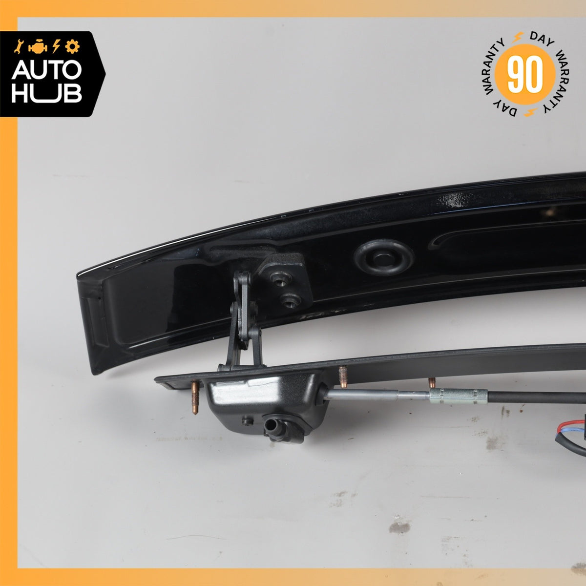 11-15 Audi 8J TT Coupe Rear Tailgate Trunk Lid Spoiler Wing Black OEM 74k - photo 14