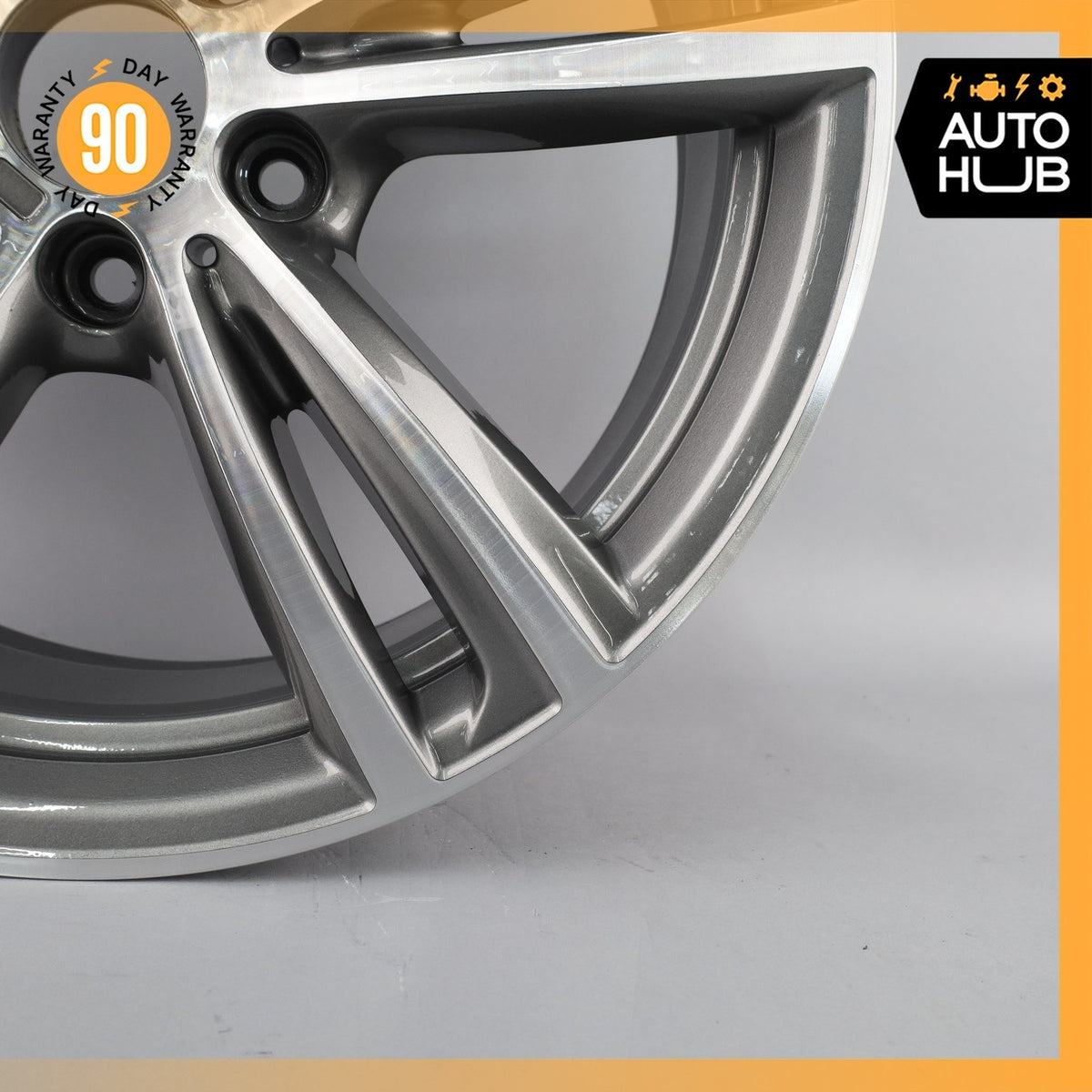 BMW F30 335i 340i 430i 8 x 19 19" Style 442 Front Wheel Rim Polished Gray OEM - photo 6
