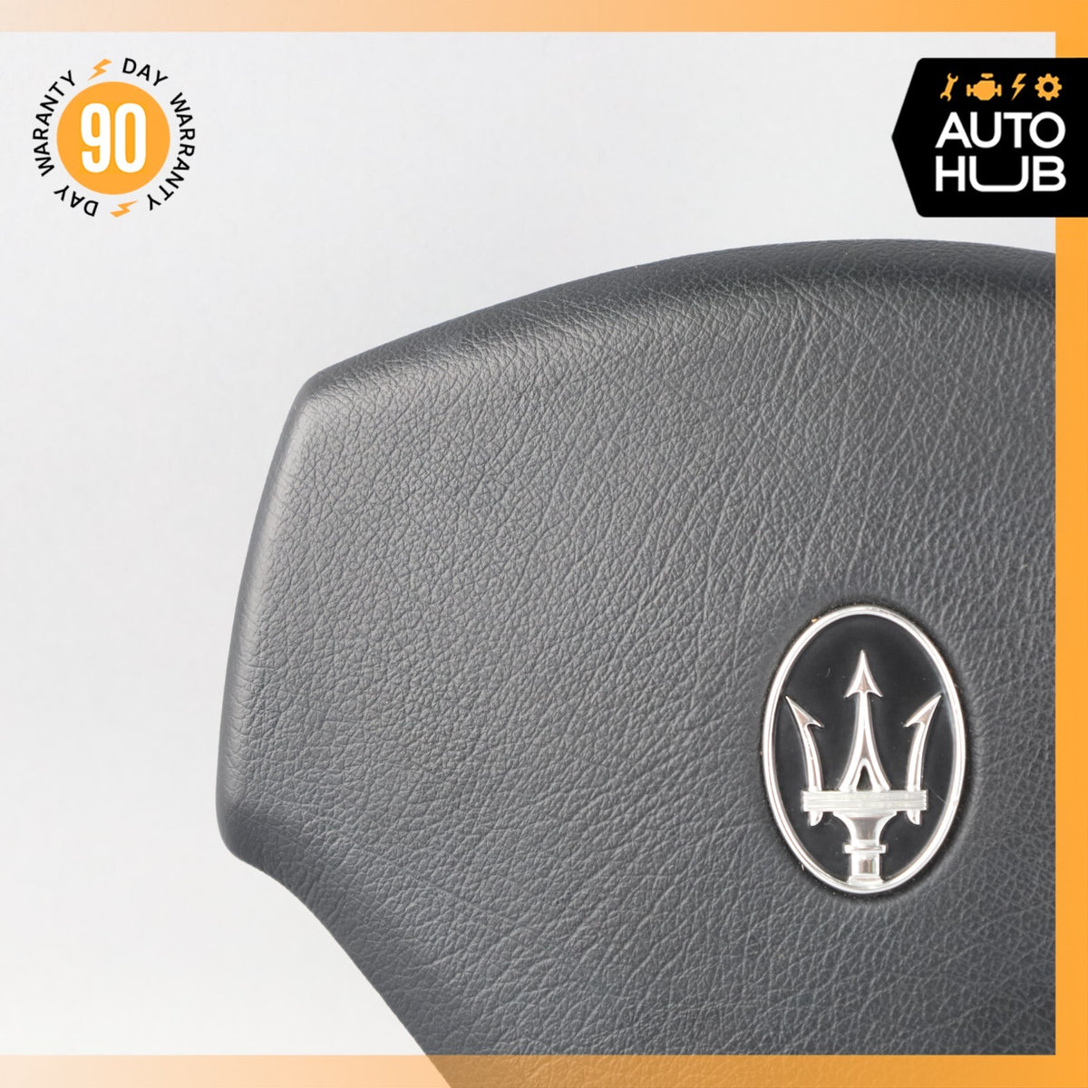 03-13 Maserati Quattroporte M139 Steering Wheel Air Bag Airbag Black OEM 50k - photo 2