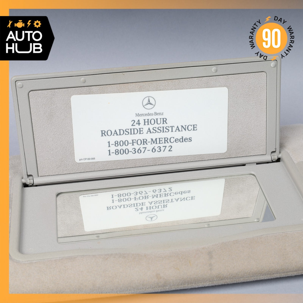 Mercedes W221 S600 CL550 S63 Left Side Sun Visor Shade Sunvisor Gray Suede OEM - photo 5