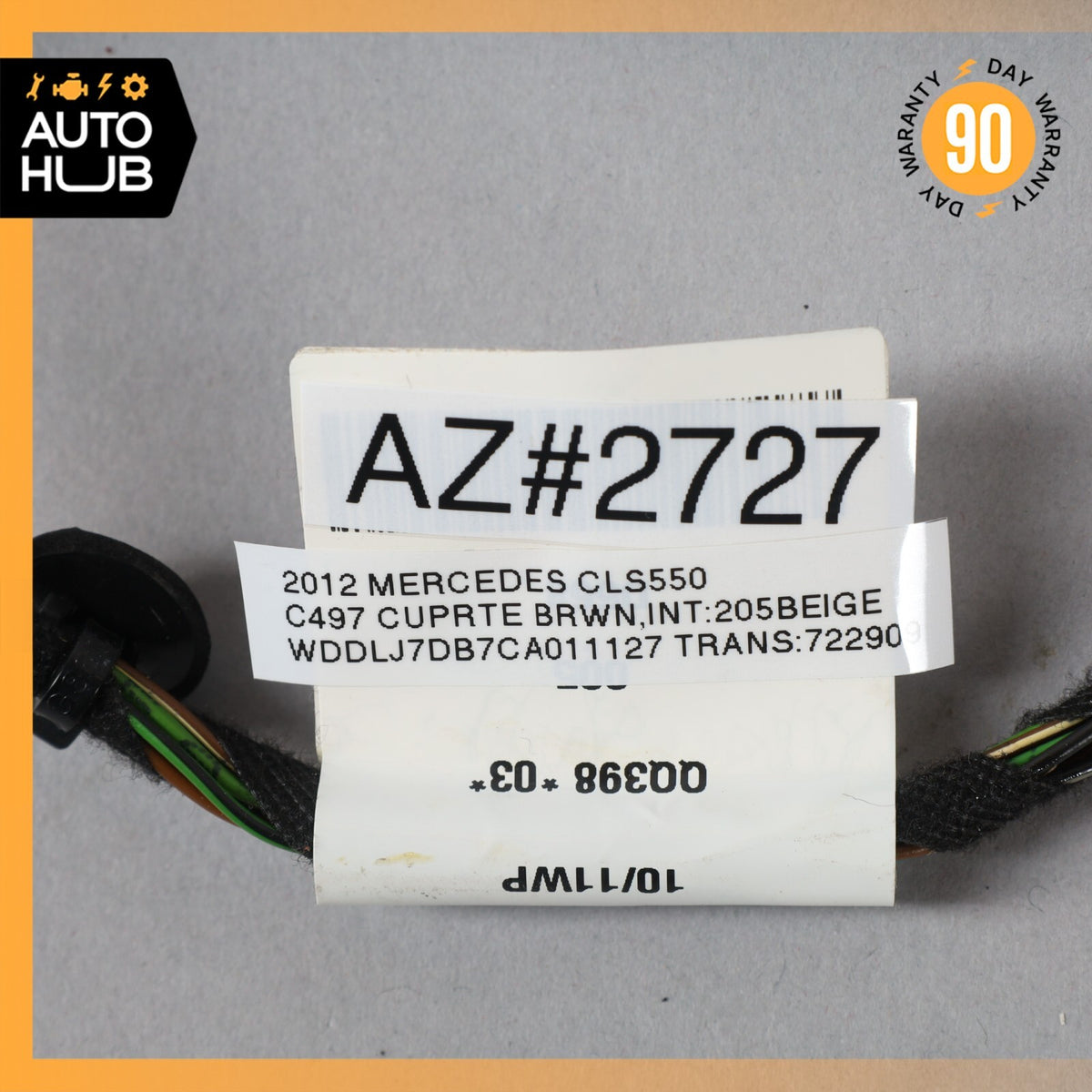 12-14 Mercedes W218 CLS550 CLS63 Front Left Side Door Wire Harness Keyless Go - photo 17
