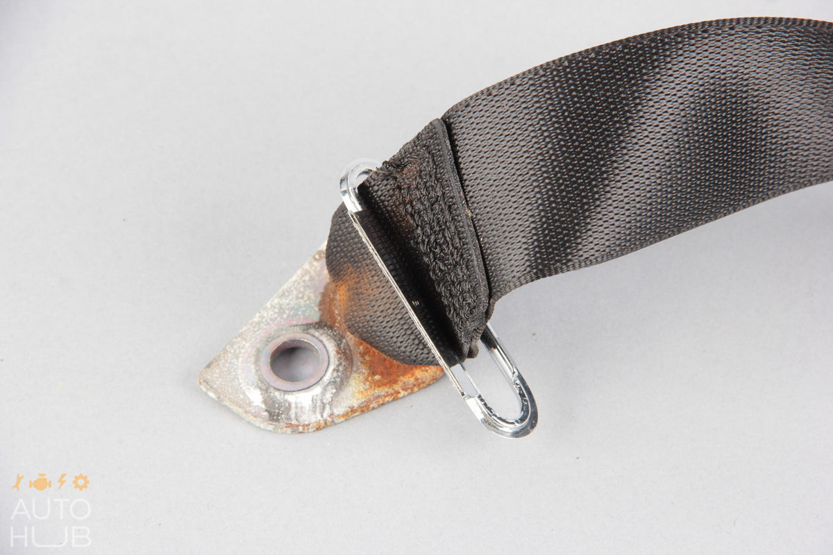 07-10 Mercedes W216 CL550 CL600 Rear Left Driver Side Seat Belt Dark Gray OEM - photo 9