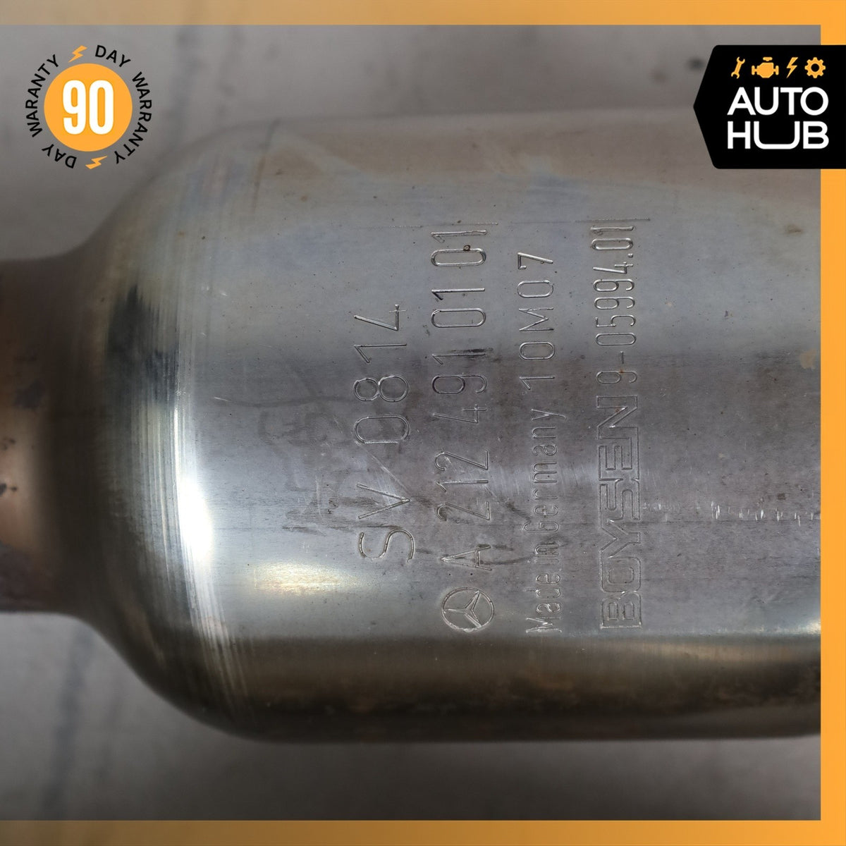 10-11 Mercedes W212 E350 M272 4Matic Engine Exhaust Downpipe Set 2124901236 OEM - photo 9