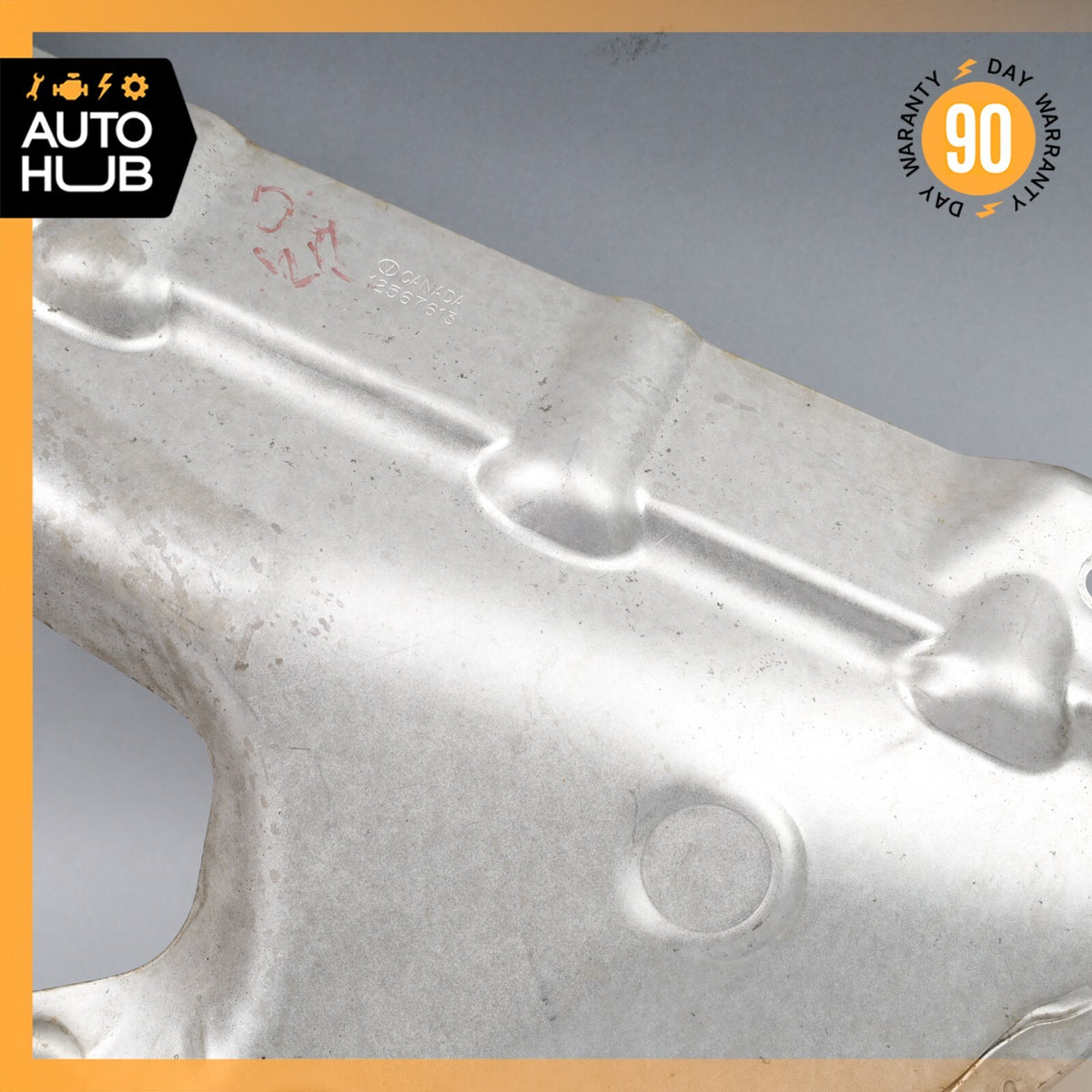 04-09 Cadillac XLR 4.6L V8 Right Exhaust Manifold Screening Plate Shield OEM - photo 3