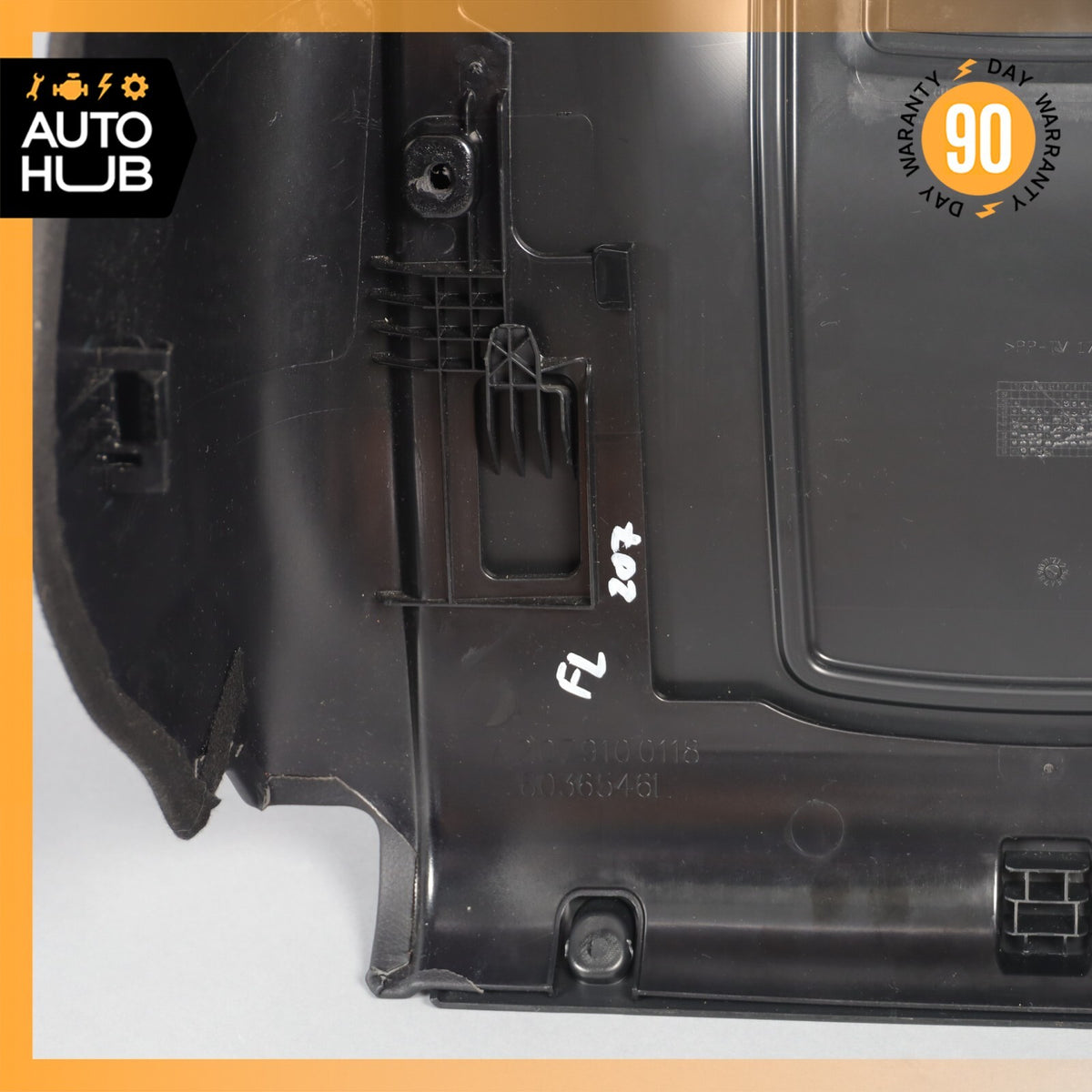 10-17 Mercedes W207 E350 C250 Back Panel Seat Cover Left Driver Side Black OEM - photo 12