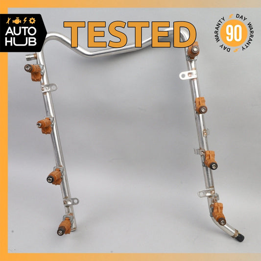 01-06 Mercedes W215 CL500 S500 E500 Fuel Injection Rail Line w/ Injectors OEM - photo 1