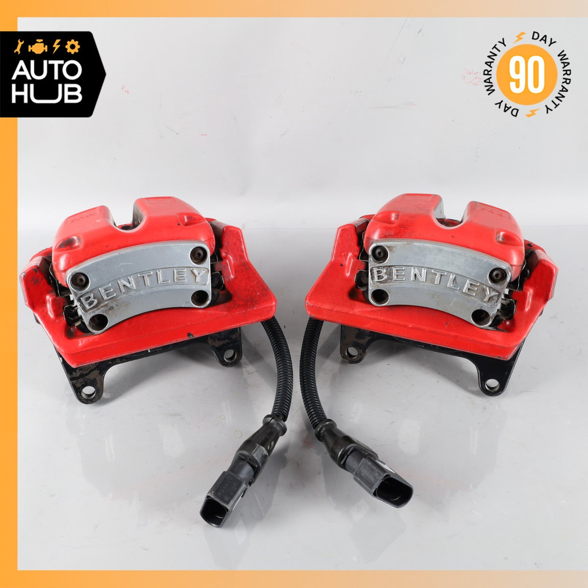 Bentley Continental GT Rear Right & Left Side Brake Caliper w/ Actuator Set OEM - photo 2