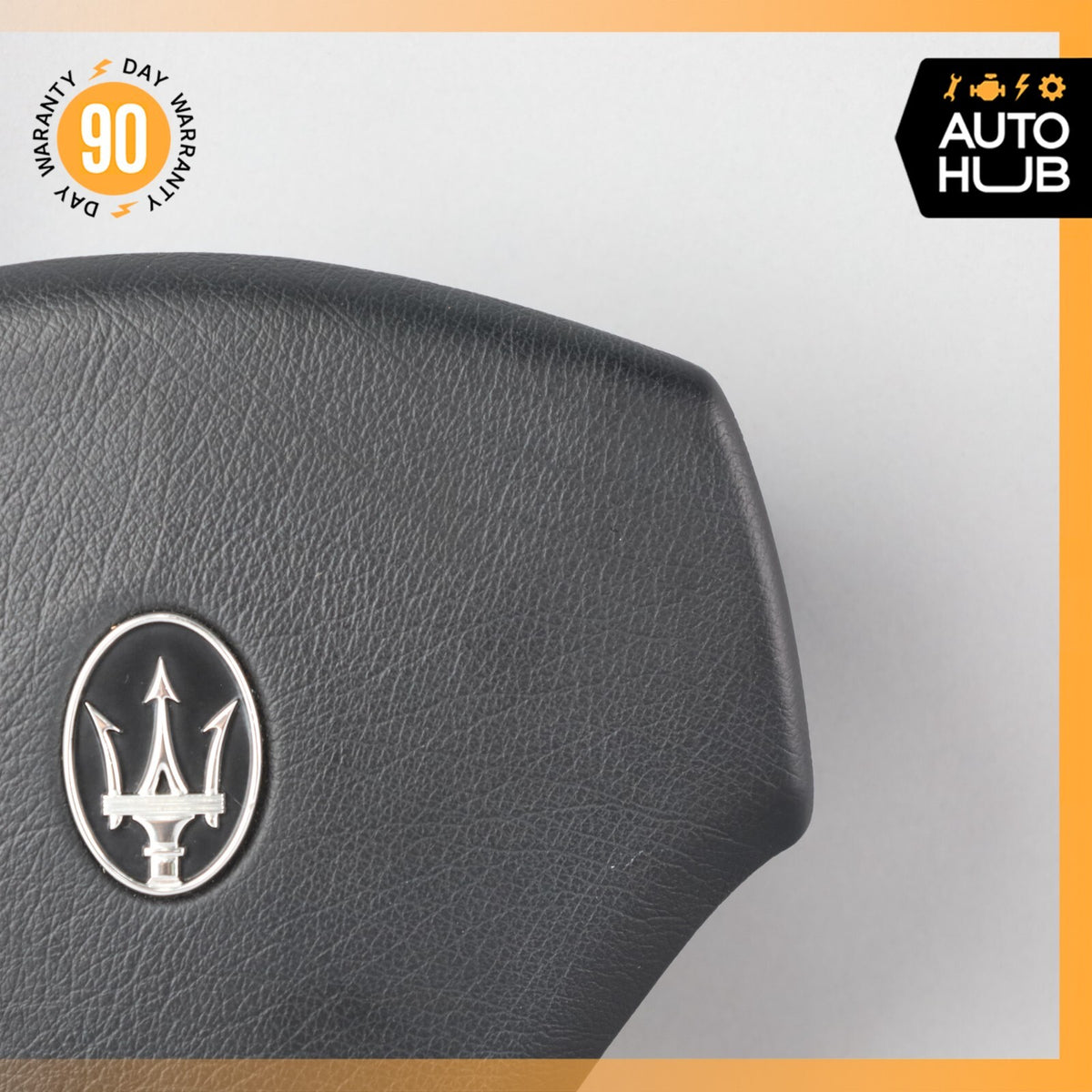 03-13 Maserati Quattroporte M139 Steering Wheel Air Bag Airbag Black OEM 50k - photo 3