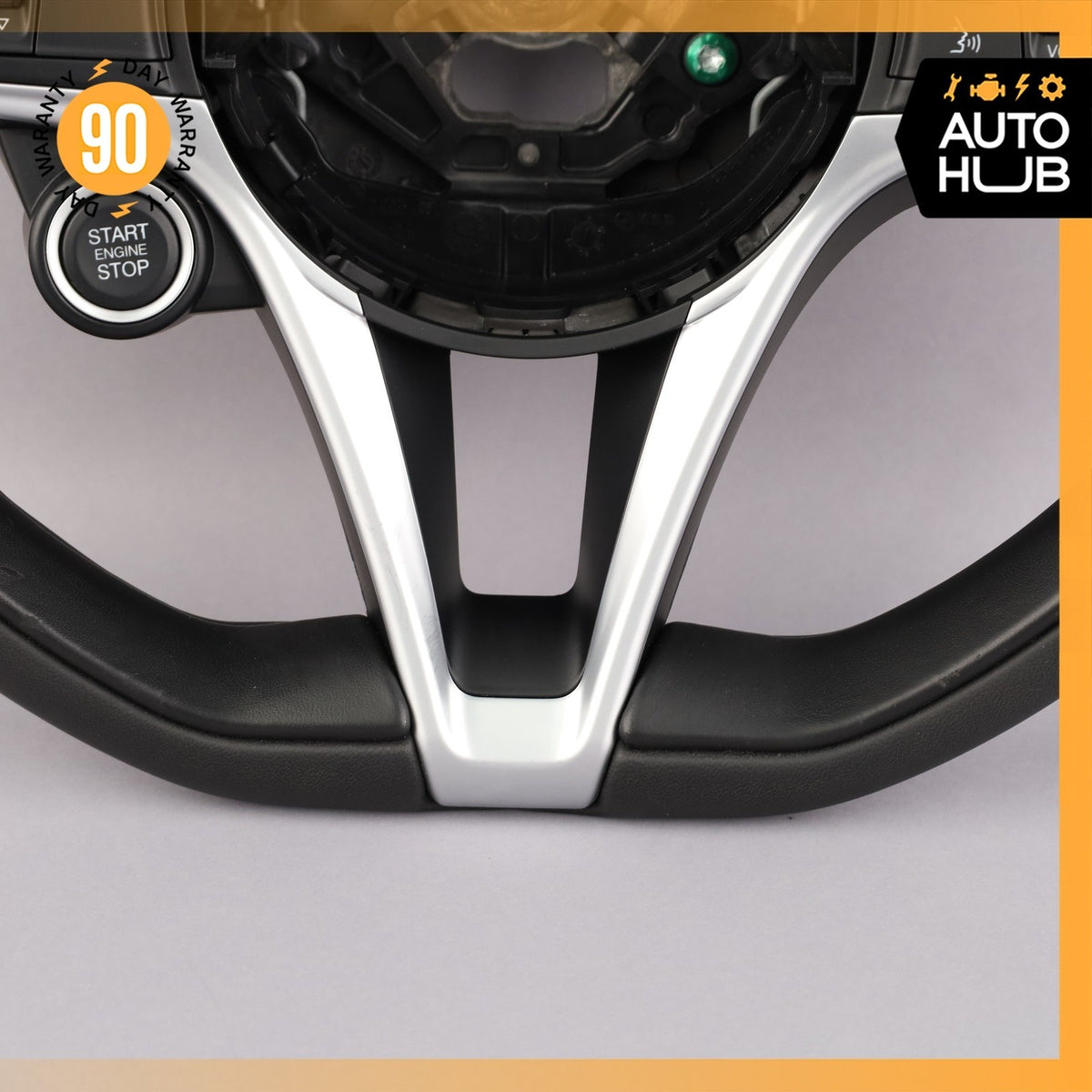 17-22 Alfa Romeo 952 Giulia Stelvio Driving Steering Wheel Flat Bottom OEM 56k - photo 7