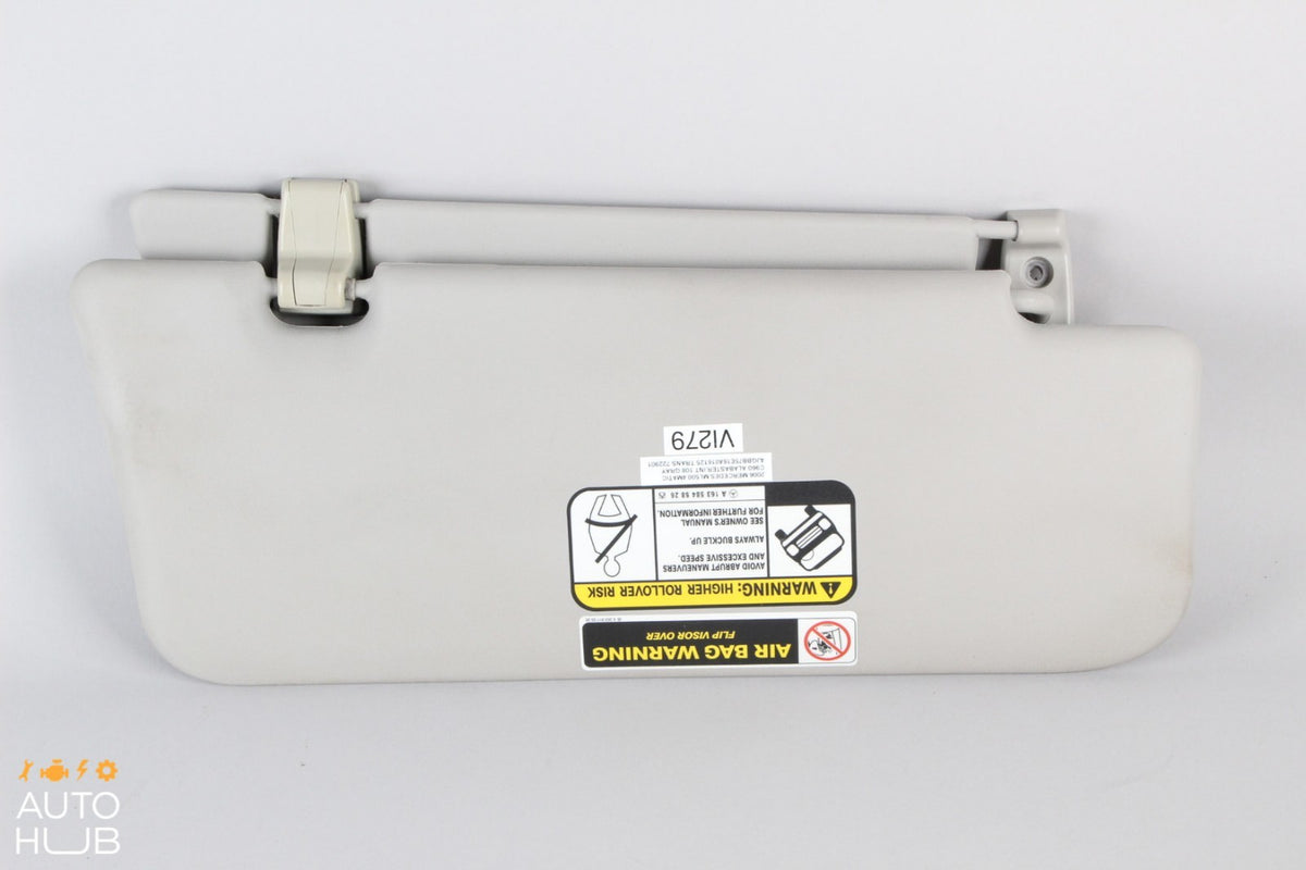 06-12 Mercedes W164 GL500 ML450 Left Driver Side Sun Visor Sunvisor Grey OEM - photo 10