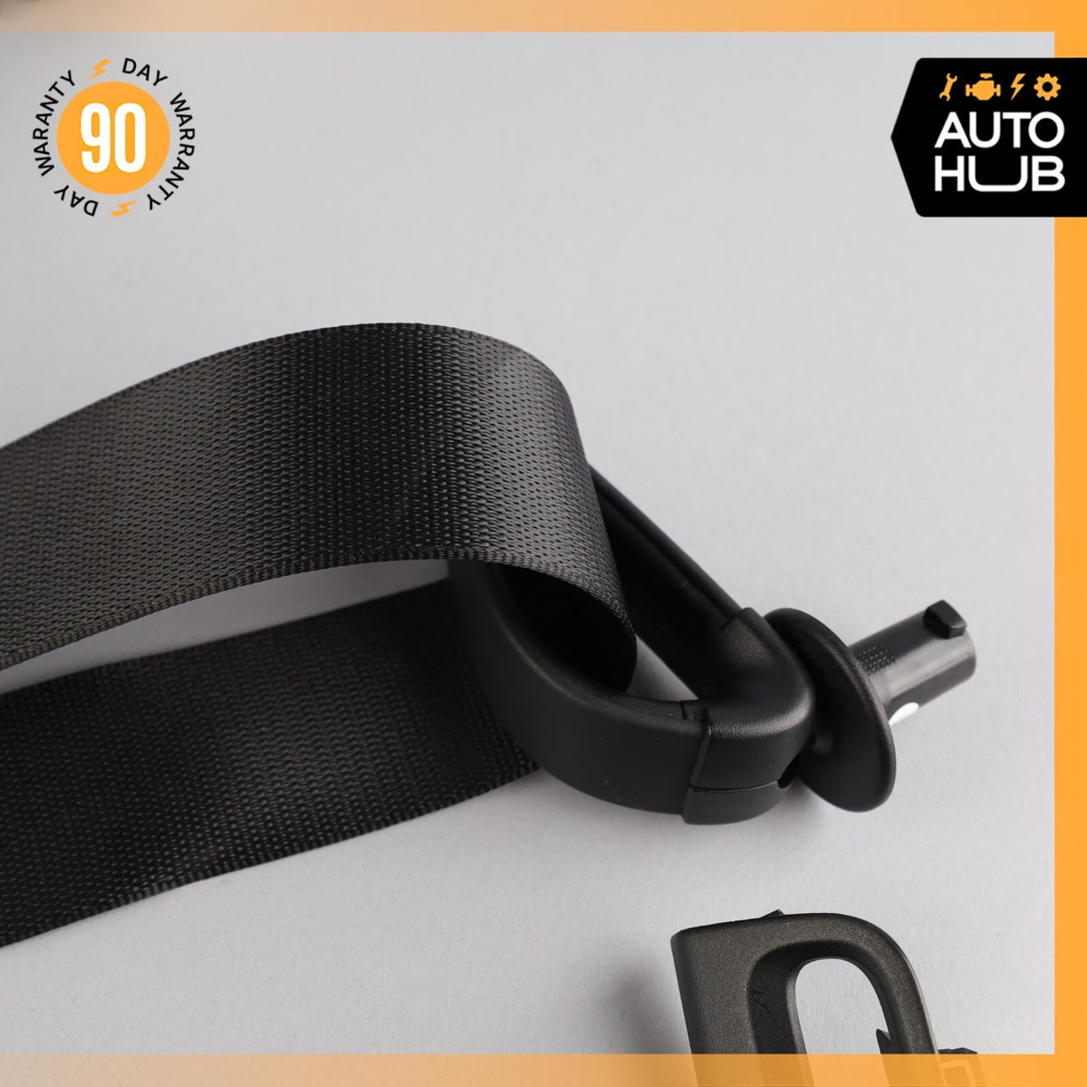 14-17 Mercedes W222 S600 S550 Rear Center Seat Belt Retractor Buckle Black OEM - photo 5