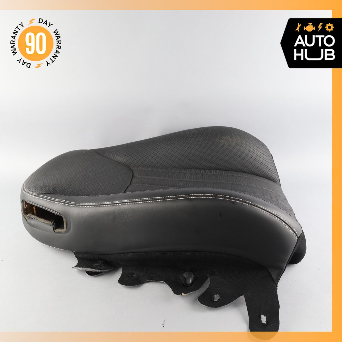 09-12 Mercedes R230 SL550 Top Upper Seat Cushion Right Side Nappa Black OEM 37k - photo 14