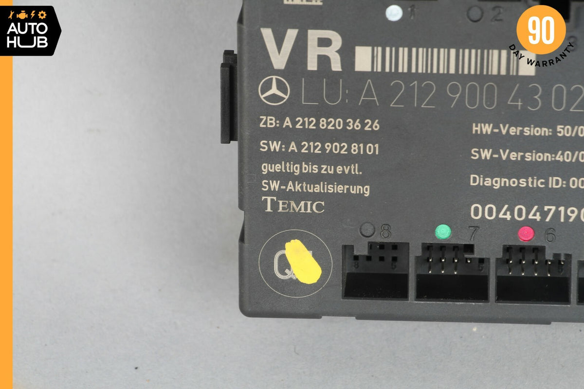 08-15 Mercedes W204 C250 C350 Front Right Door Control Module 2129004302 OEM - photo 5