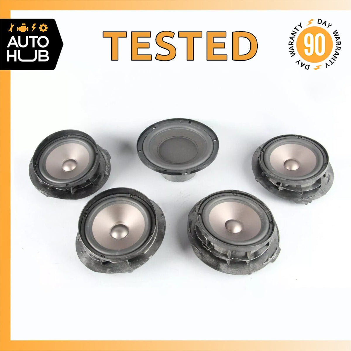 04-06 Mercedes W211 E320 E500 Wagon Door Sound Speaker Subwoofer Set OEM - photo 1