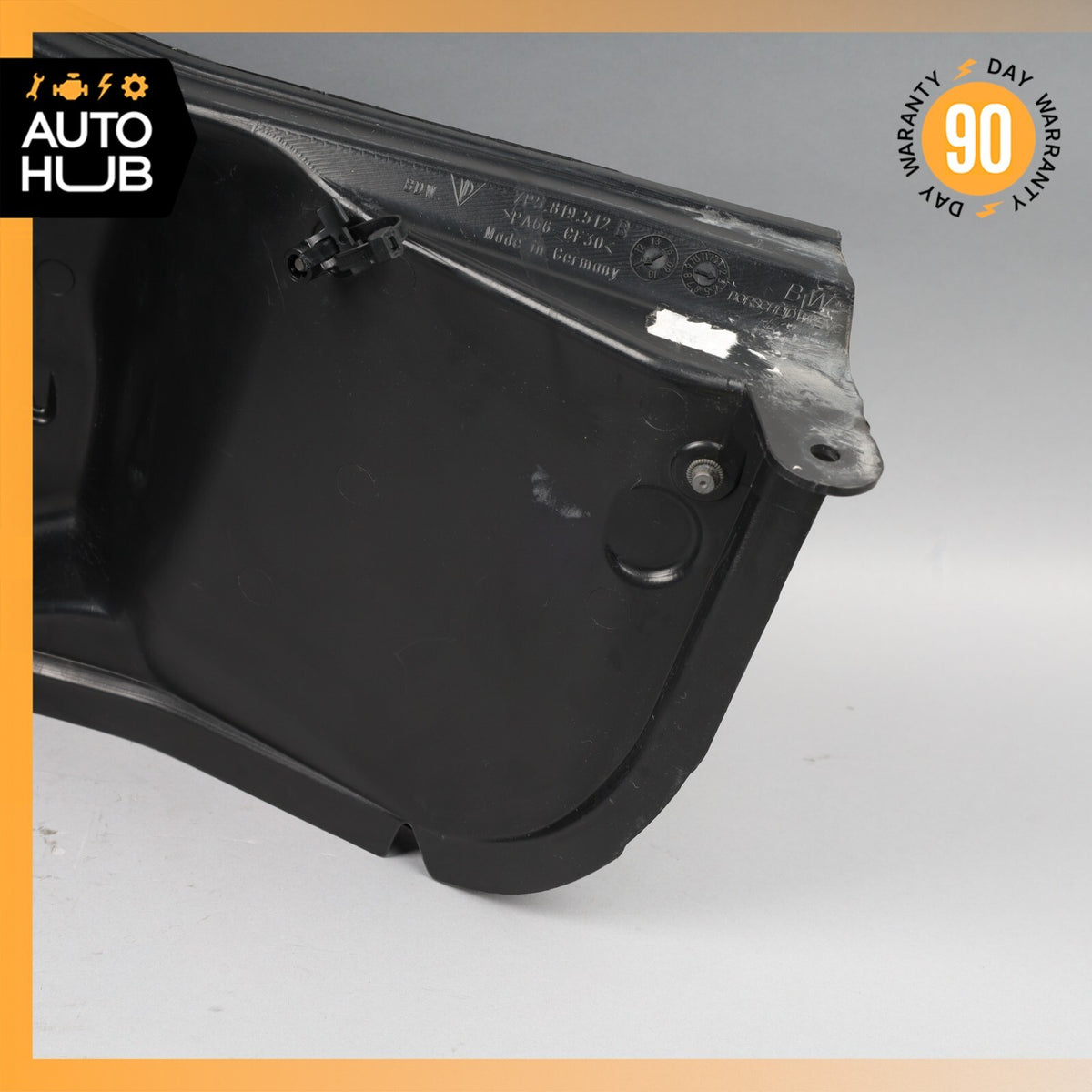 11-18 Porsche Cayenne 958 Hybrid S Windshield Cowl Right Side Plenum Cover OEM - photo 7