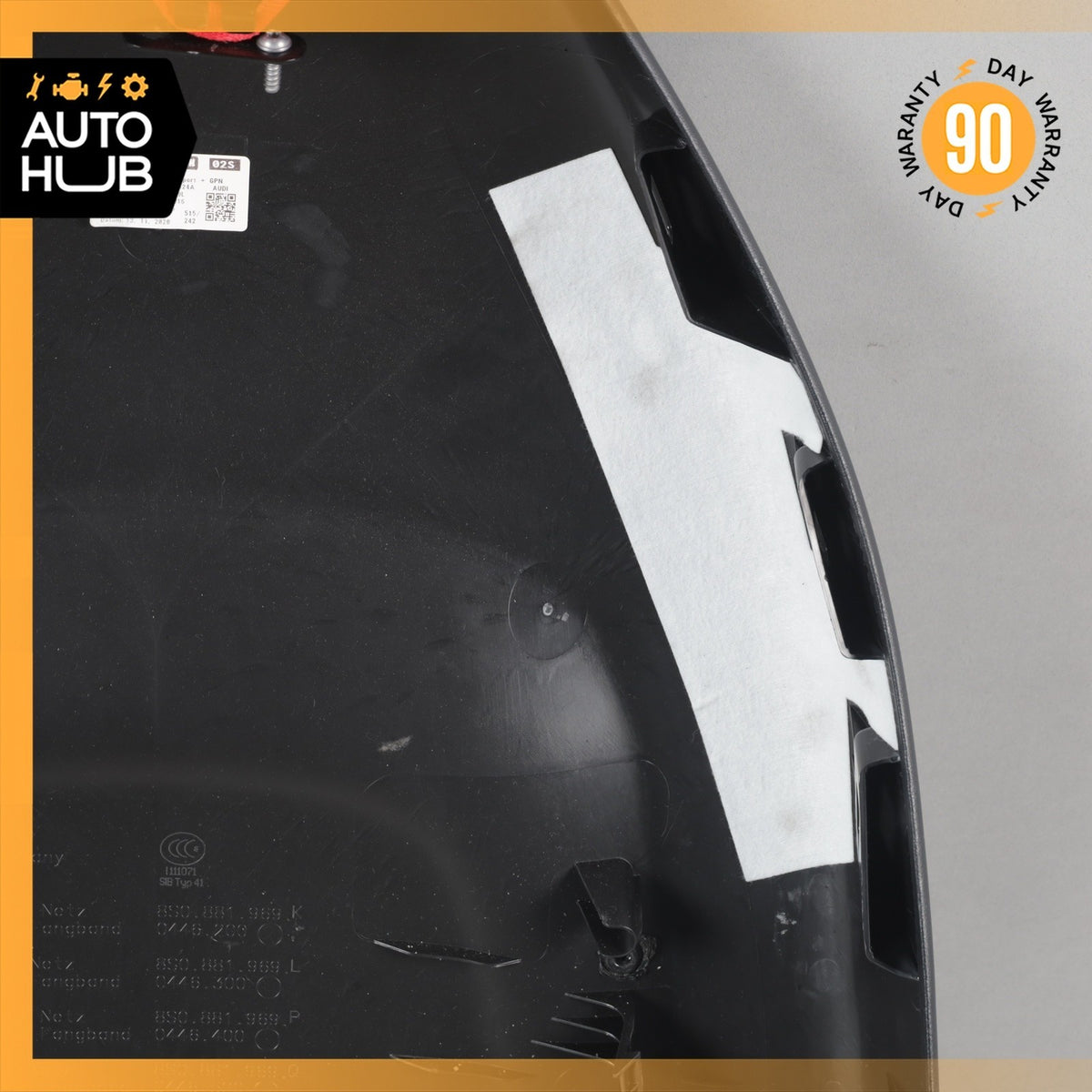 18-24 Audi B9 S5 A5 Front Left or Right Seat Back Cover Panel Trim Black OEM 33k - photo 13
