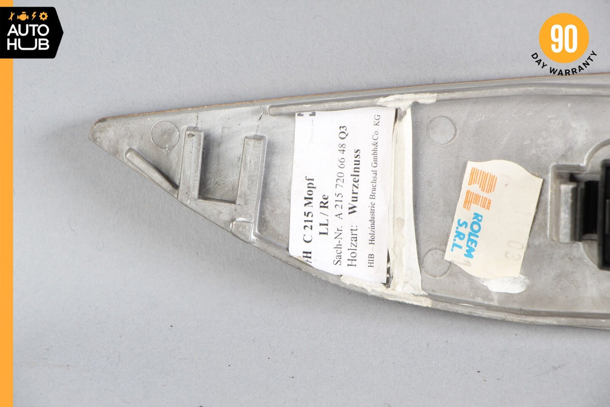 03-06 Mercedes W215 CL55 CL500 Right Door Master Window Switch Bezel Trim OEM - photo 7