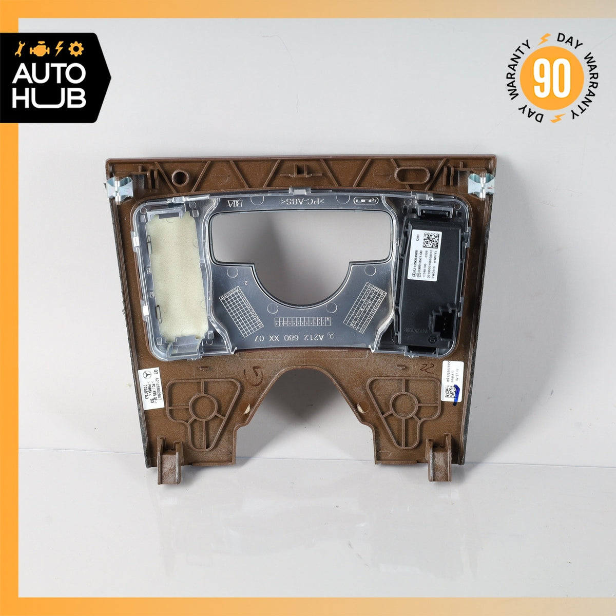 10-13 Mercedes W212 E400 E350 E550 Center Console Switch Trim Bezel Wood OEM - photo 7