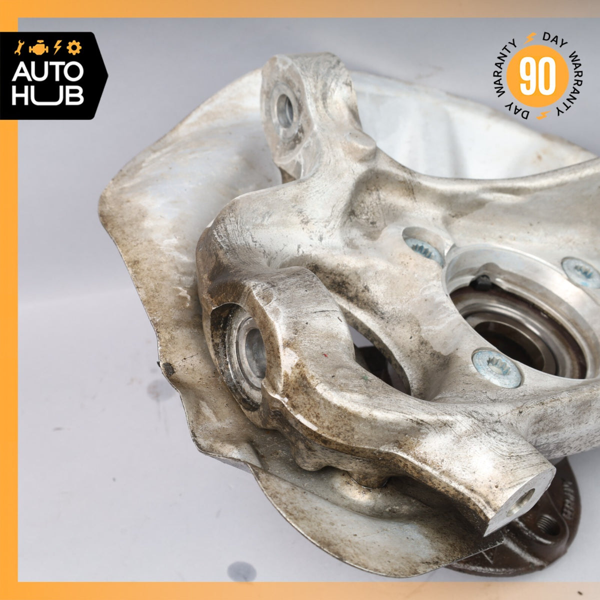 11-18 Porsche Cayenne 958 Hybrid S Front Left Driver Knuckle Spindle OEM - photo 14