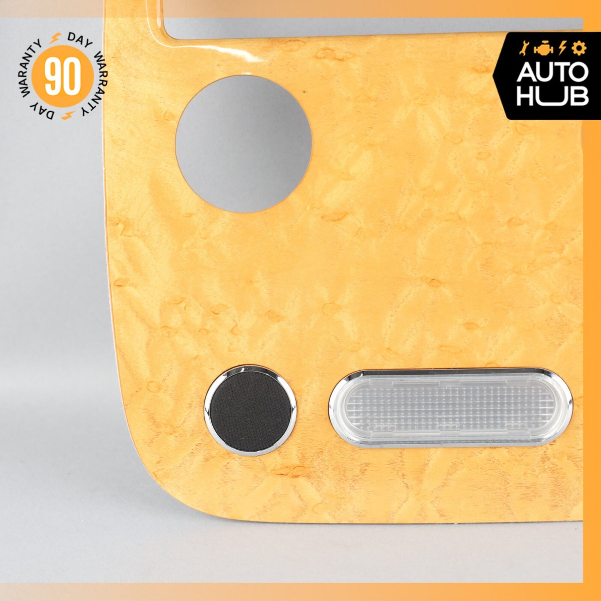 06-13 Bentley Continental Flying Spur Rear Overhead Dome Light Trim Wood OEM 58k - photo 5
