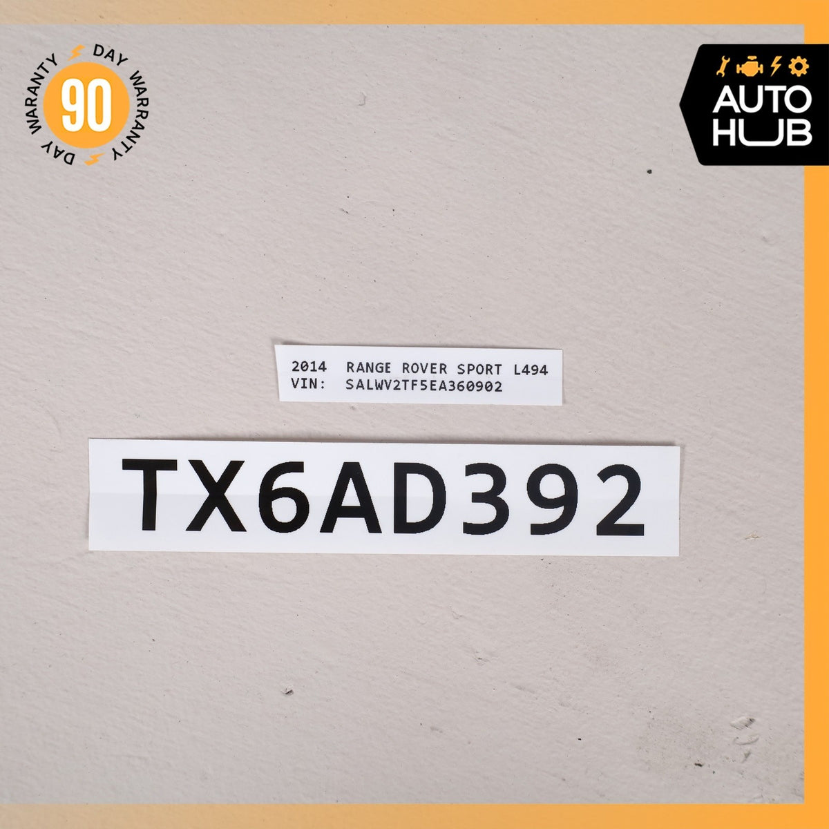 14-17 LR Range Rover Sport L494 Front Left Driver Side Fender Panel Black OEM - photo 13