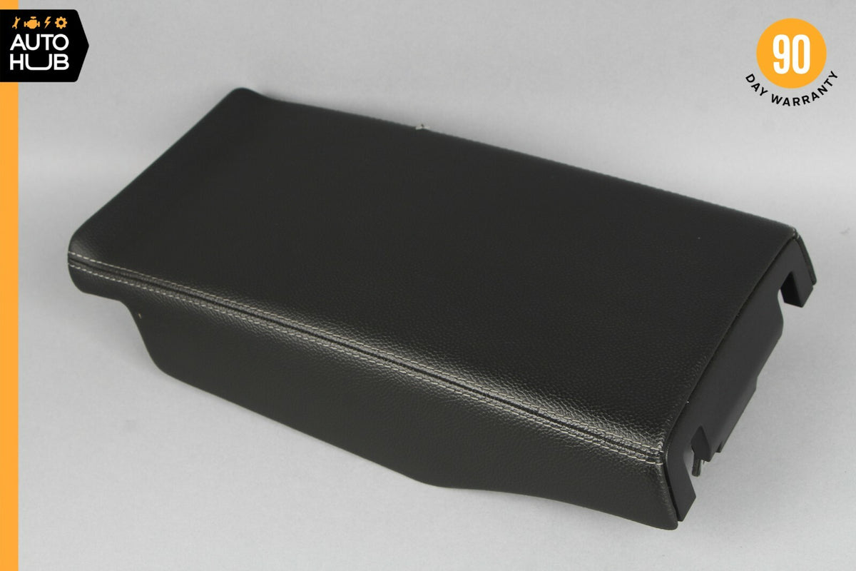 03-06 Mercedes R230 SL55 AMG SL500 Center Console Rear Lid Cover Panel Black OEM - photo 6