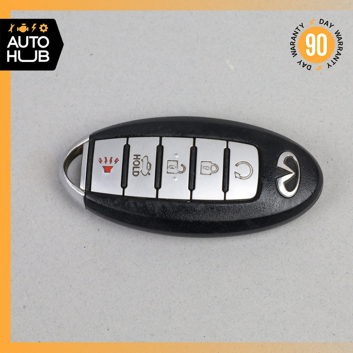 17-18 Infiniti Q60 Remote Control Key Fob Transmitter OEM 71k - photo 3
