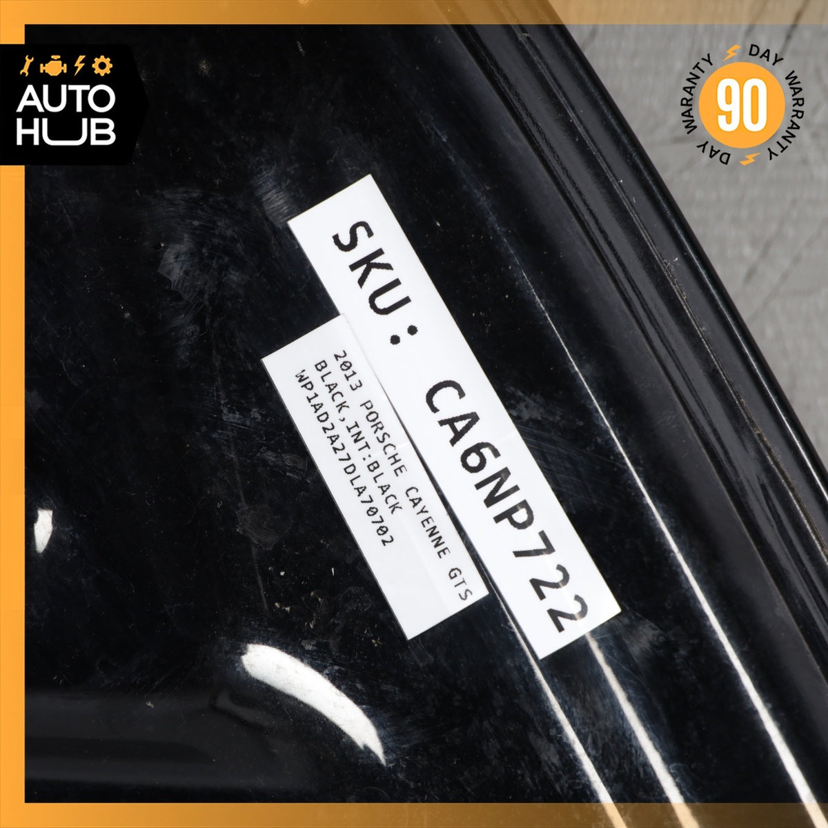 11-14 Porsche Cayenne 958 GTS Hood Panel Assembly Black OEM - photo 21