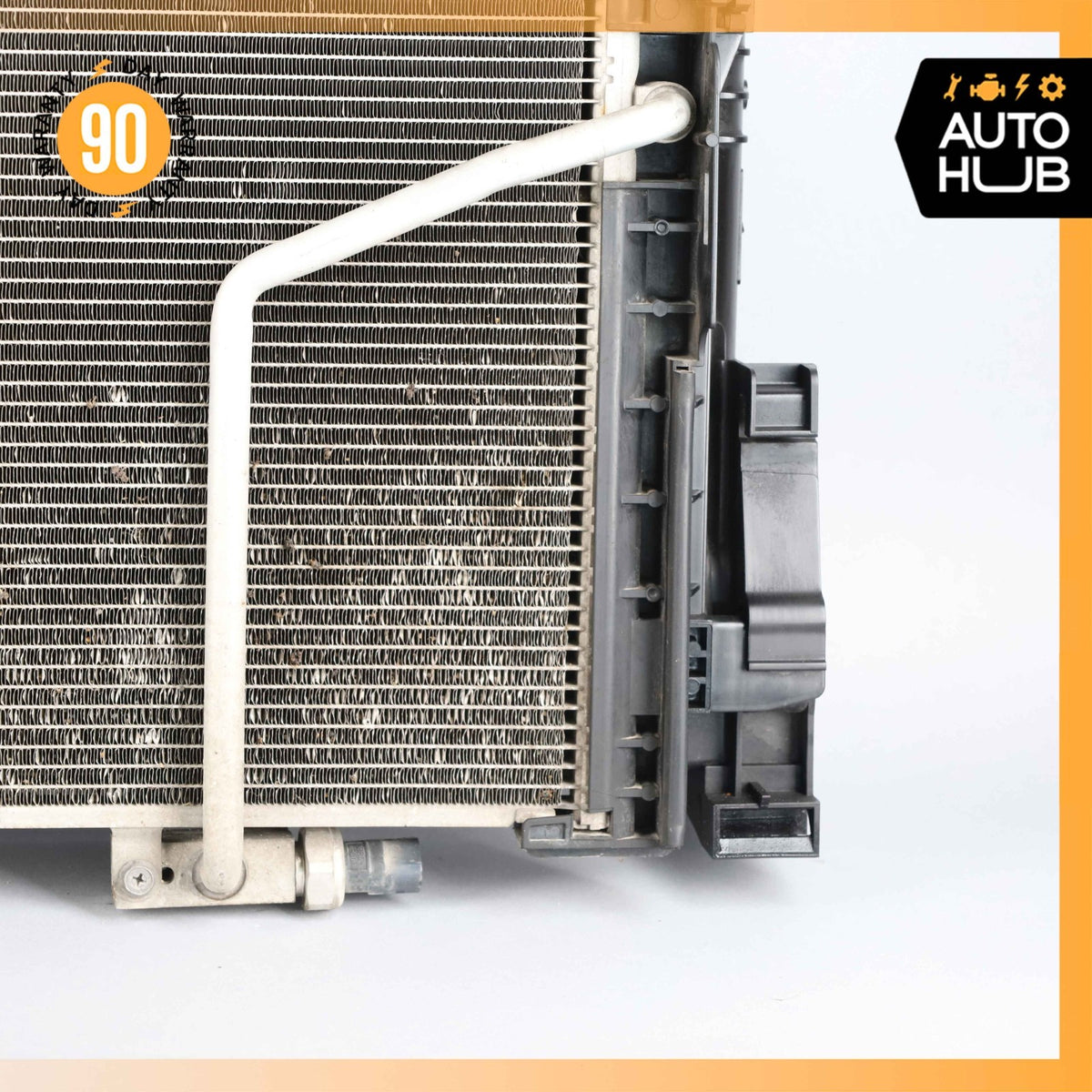 Mercedes W212 E350 E400 Engine Water Cooling A/C Condenser Radiator OEM 85k - photo 14