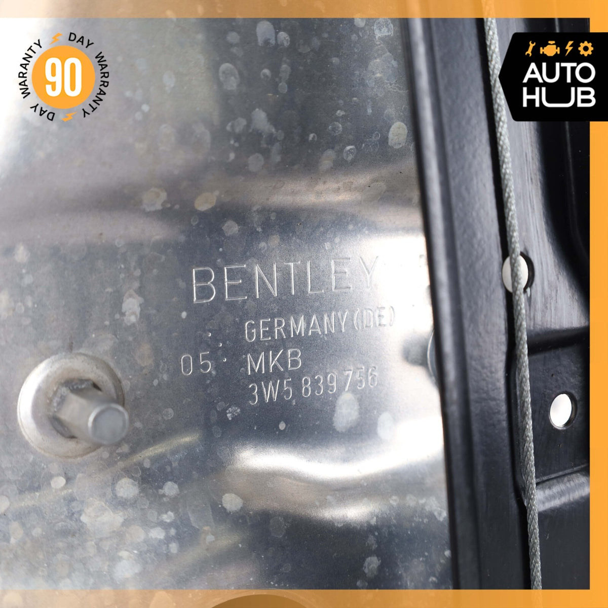 06-13 Bentley Continental Flying Spur Rear Right Door Window Regulator OEM - photo 19