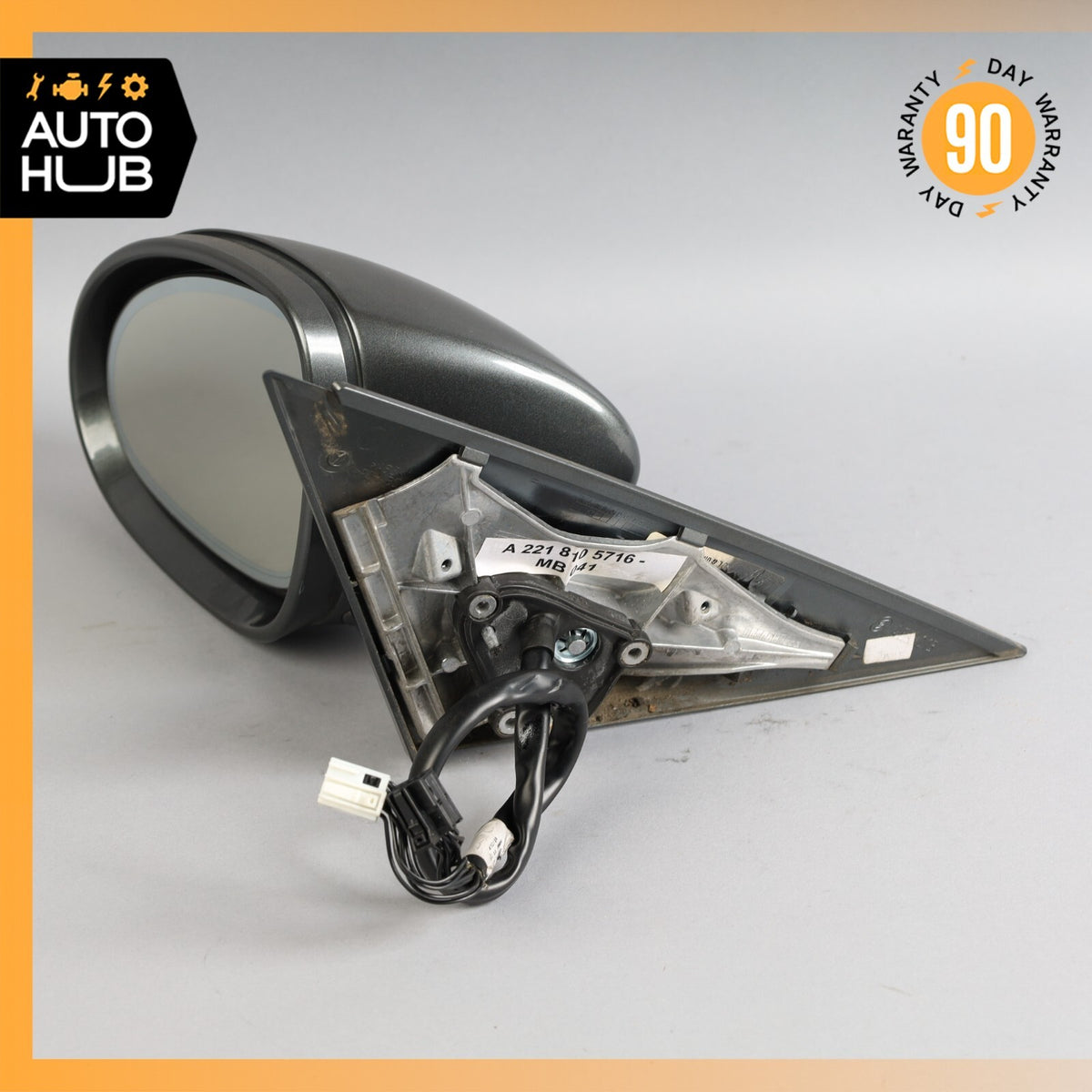 07-09 Mercedes W221 S550 S600 S63 AMG Left Side Rear View Door Mirror OEM - photo 11