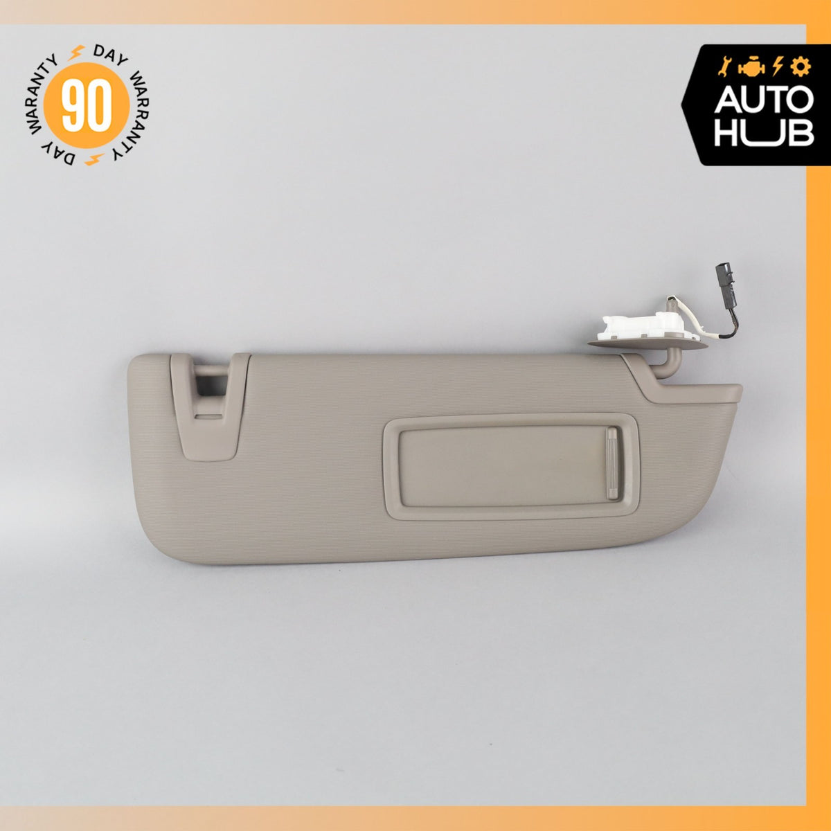 10-16 Porsche Panamera Right Passenger Side Sun Visor Sunvisor Gray OEM 75k - photo 2